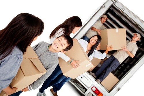 Commercial moving team handling office relocation in Finchley