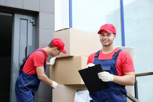 Commercial movers planning an office relocation in Finchley