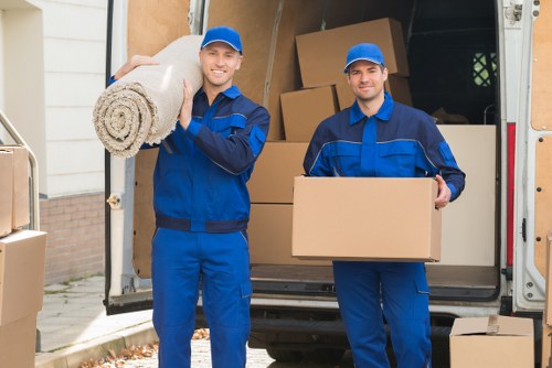 Manager investigating a removal service issue