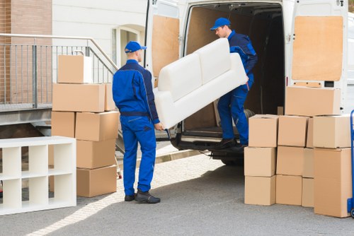 Commercial removals setup for an office move in Finchley