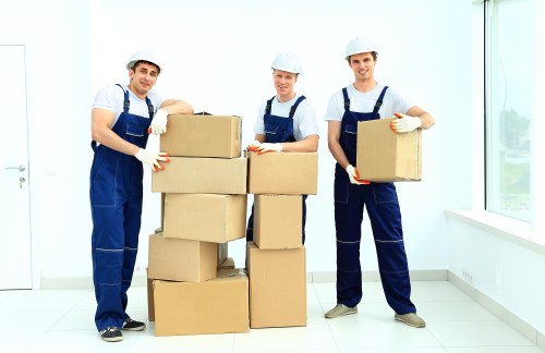 Donated reusable furniture prepared for charity partnership collection