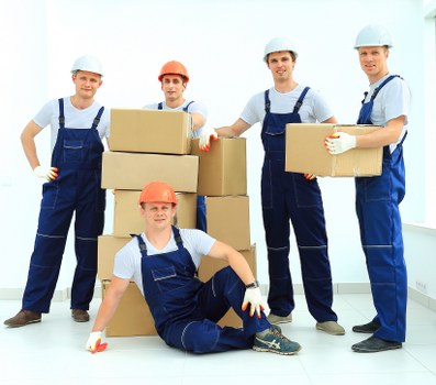 Professional home moving support in Finchley on a residential street