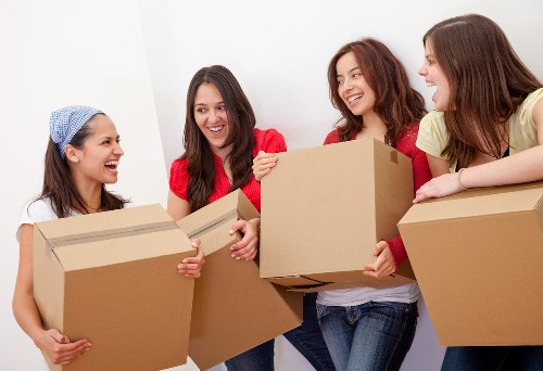 Trusted Finchley house removalists unloading items into a new family home