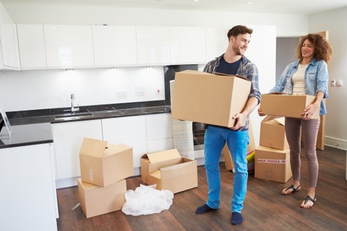 Office furniture pick-up and disposal service in Finchley