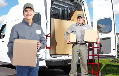 Man and van service helping with a local move in Finchley