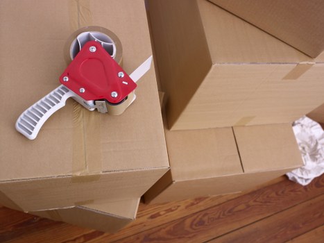 Careful packing supplies used for removals in Finchley