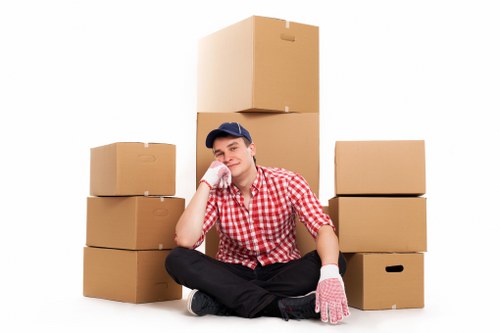 Clean and organized self storage units in Finchley