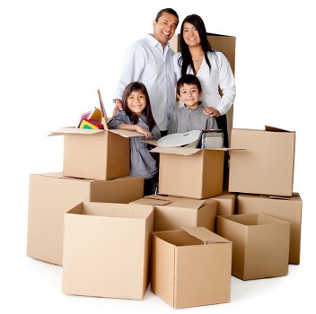 Small business relocation with a removal van in Finchley